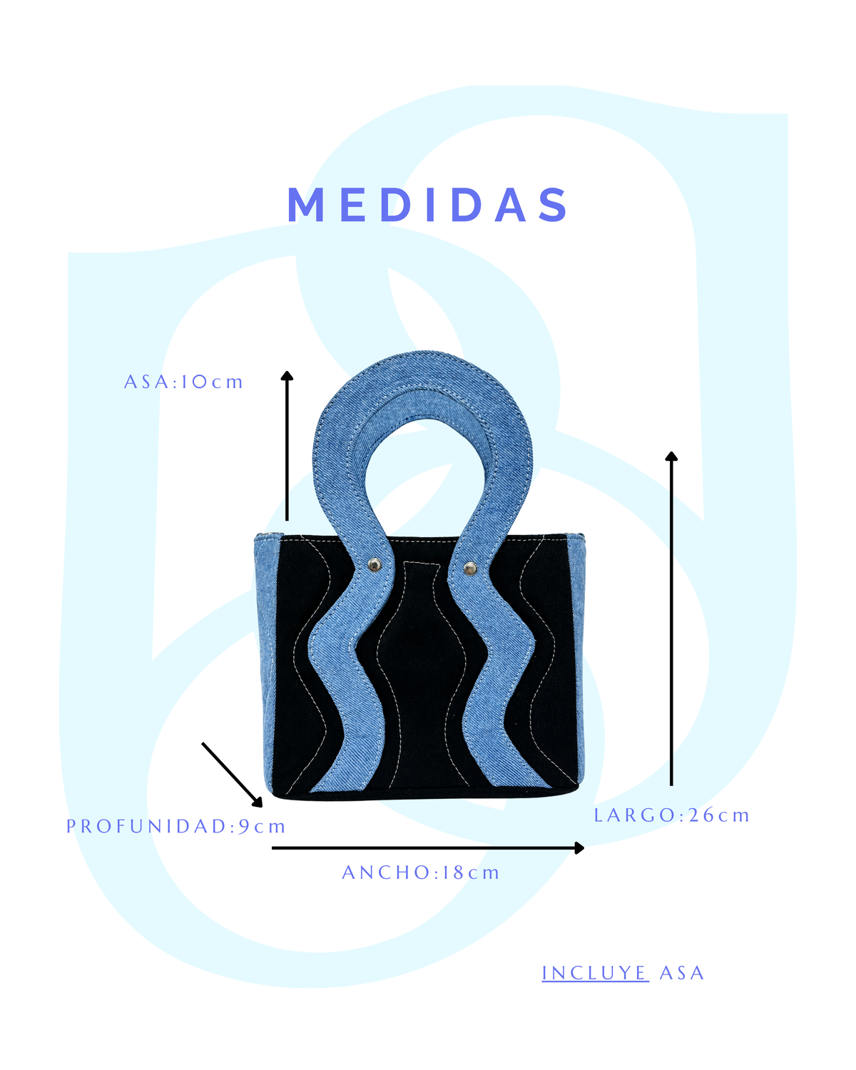 Cartera Denim